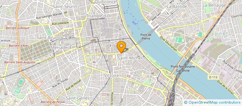localisation de l'entreprise ACCES IMMO FINANCES à BORDEAUX