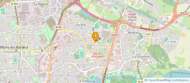 localisation de l'entreprise ACCES IMMO VDA à VILLENEUVE-D'ASCQ