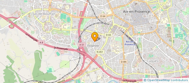 localisation de l'entreprise ACCES INFORMATIQUE  AIX-EN-PROVENCE