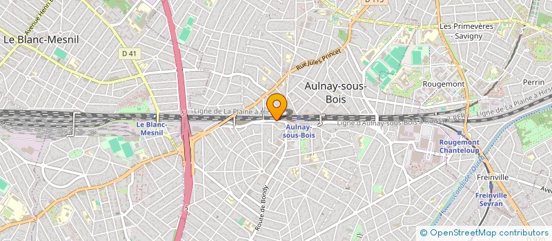 localisation de l'entreprise ACCES INVEST GOSK à AULNAY-SOUS-BOIS