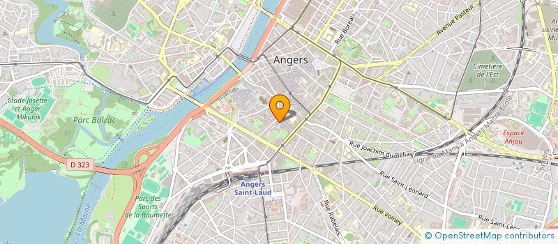 localisation de l'entreprise ACCES LIBRE à ANGERS