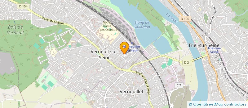 localisation de l'entreprise ACCES MEDIA à VERNEUIL-SUR-SEINE