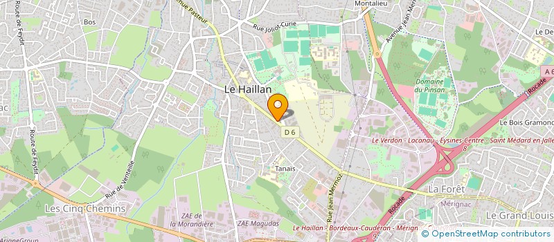 localisation de l'entreprise ACCES PAR L'EXTERIEUR APEX à LE HAILLAN