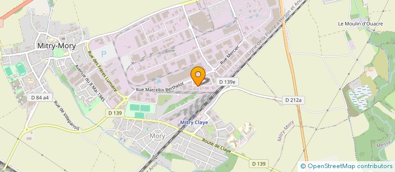 localisation de l'entreprise ACCES PARK à MITRY-MORY