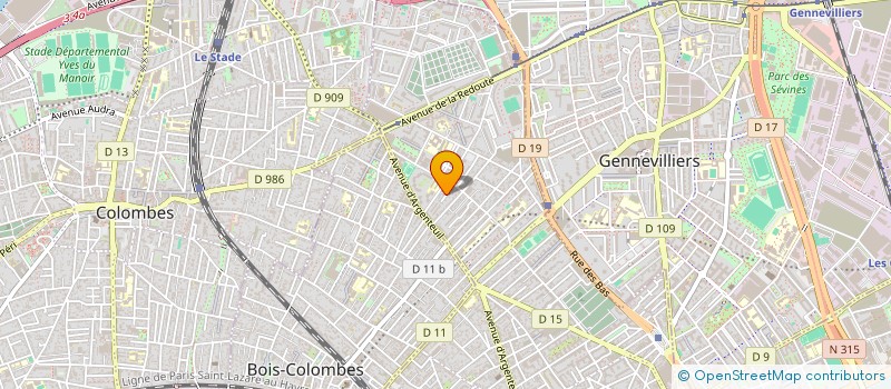 localisation de l'entreprise ACCES PLOMBERIE à ASNIERES-SUR-SEINE