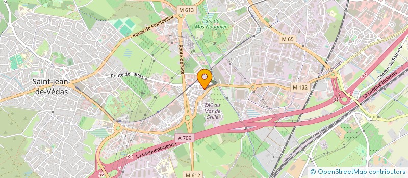 localisation de l'entreprise ACCES PNEUS à SAINT-JEAN-DE-VEDAS