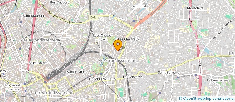 localisation de l'entreprise ACCES PRO à MARSEILLE