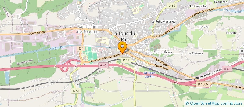 localisation de l'entreprise ACCES-S à LA TOUR-DU-PIN