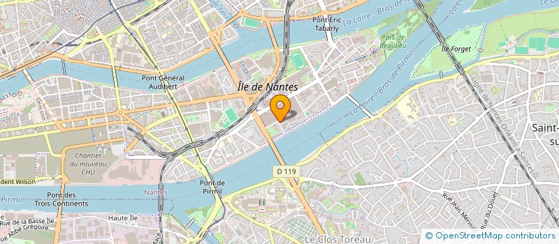 localisation de l'entreprise ACCES SANTE GALLB à NANTES