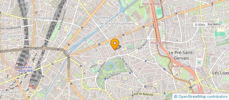 localisation de l'entreprise ACCES SERVICES à PARIS