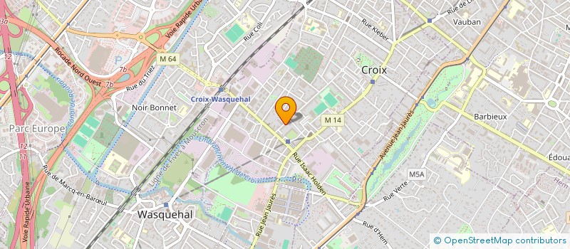 localisation de l'entreprise ACCES SERVICES LOISIRS ACTIVITES ET VACANCES ADAPTEES à CROIX