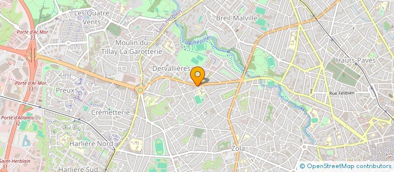 localisation de l'entreprise ACCES'SIGNES à NANTES