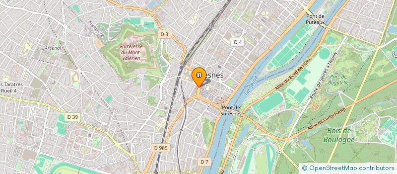 localisation de l'entreprise ACCES SOINS,DROITS,EDUCATION SANTE à SURESNES