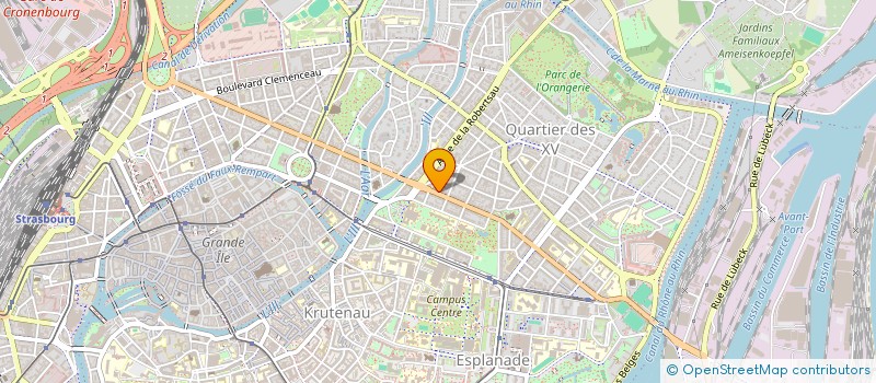 localisation de l'entreprise ACCES STUDY ABROAD à STRASBOURG
