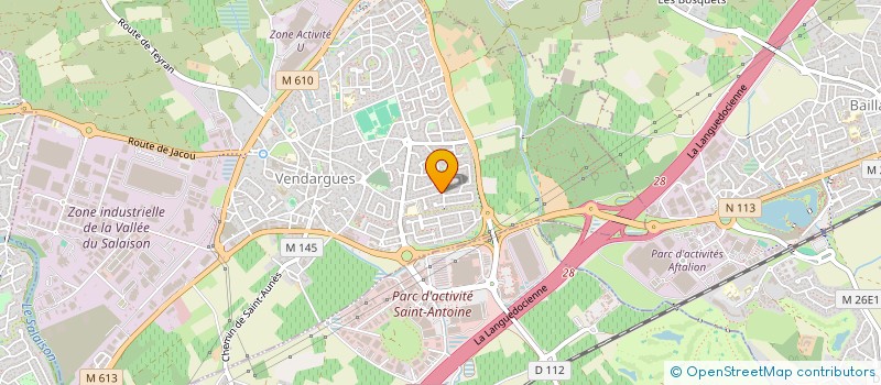 localisation de l'entreprise ACCES TAXI à VENDARGUES