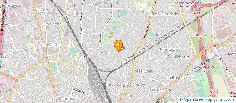 localisation de l'entreprise ACCES TELEMATIQUE à TOULOUSE