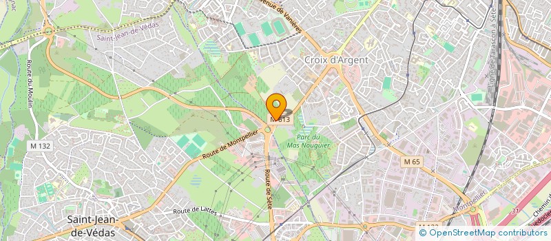 localisation de l'entreprise ACCES VERTICAUX à MONTPELLIER