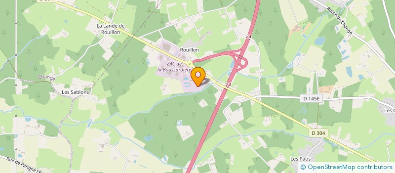 localisation de l'entreprise ACCESBOX 72  PARIGNE L'EVEQUE