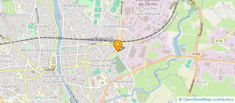 localisation de l'entreprise ACCESNET à LAVAL