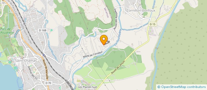 localisation de l'entreprise ACCESS 13.FR  SAINT-CHAMAS