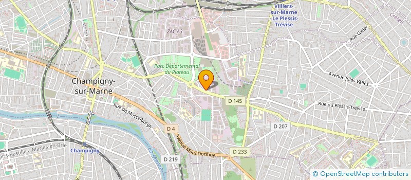 localisation de l'entreprise ACCESS à CHAMPIGNY-SUR-MARNE