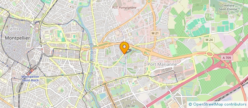 localisation de l'entreprise ACCESS à MONTPELLIER