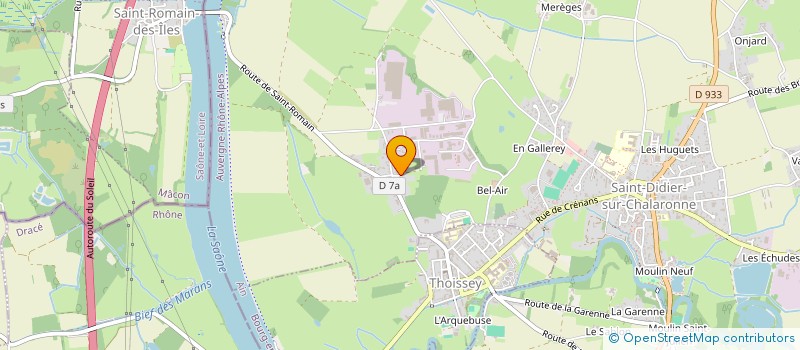 localisation de l'entreprise ACCESS  SAINT-DIDIER-SUR-CHALARONNE