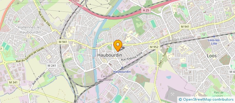 localisation de l'entreprise ACCESS  HAUBOURDIN