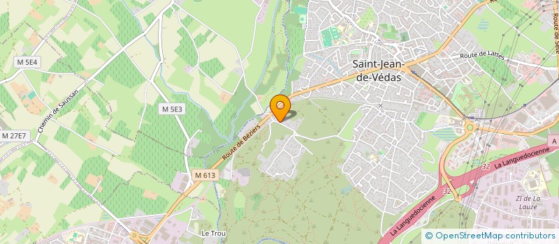 localisation de l'entreprise ACCESS  SAINT-JEAN-DE-VEDAS