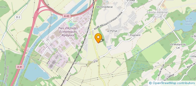 localisation de l'entreprise ACCESS'AUTOS & TRUCKS à PORTE-DE-SAVOIE