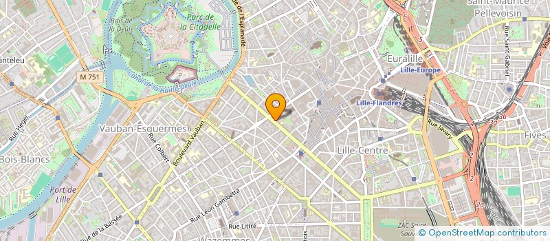 localisation de l'entreprise ACCESS BI 3  LILLE