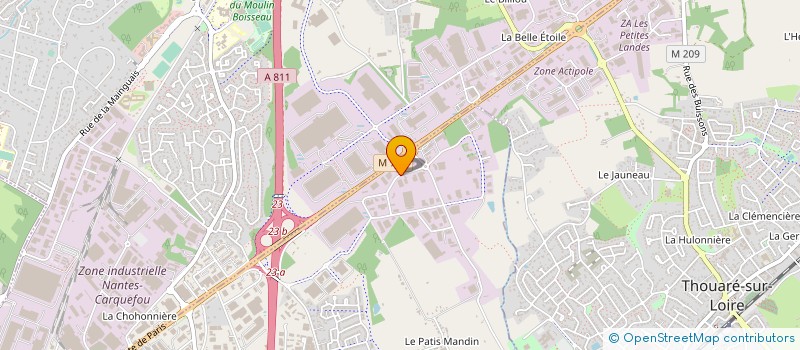 localisation de l'entreprise ACCESS CABINET JOASSIN SARL EXPERT COMPT  SAINTE-LUCE-SUR-LOIRE