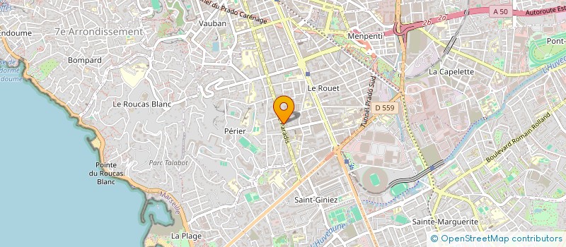 localisation de l'entreprise ACCESS CALL 26 à MARSEILLE