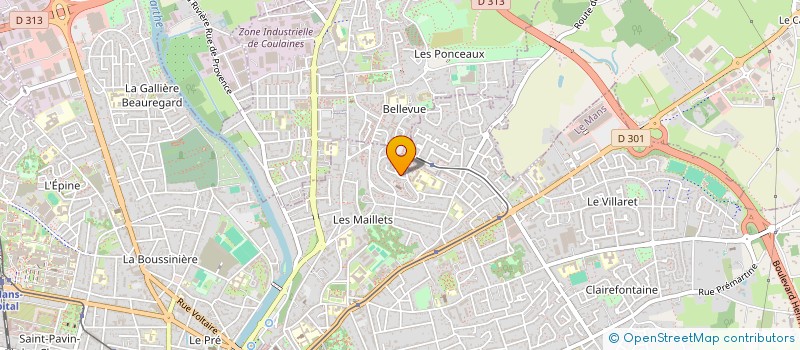 localisation de l'entreprise ACCESS CAPITAL-FINANCE SARL à LE MANS