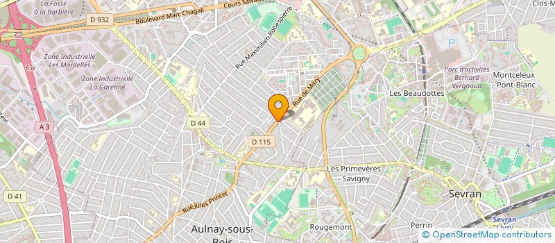 localisation de l'entreprise ACCESS CAR à AULNAY SOUS BOIS