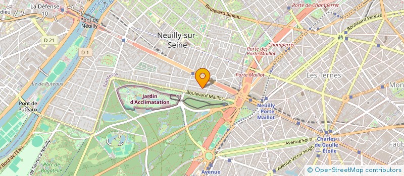 localisation de l'entreprise ACCESS CLUB à NEUILLY-SUR-SEINE