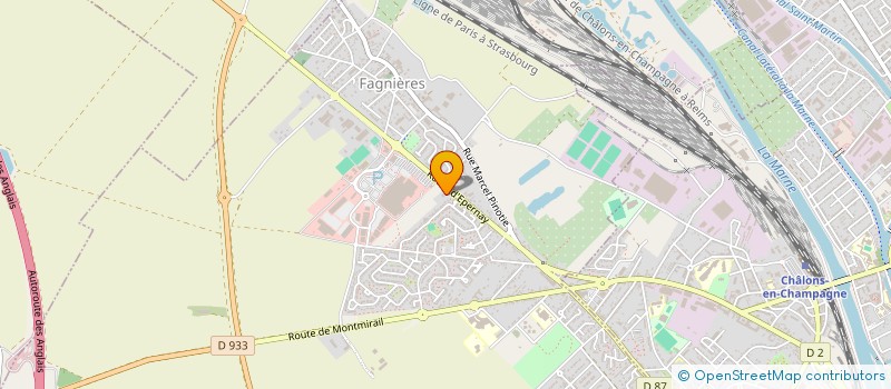 localisation de l'entreprise ACCESS'COIFFURE  FAGNIERES