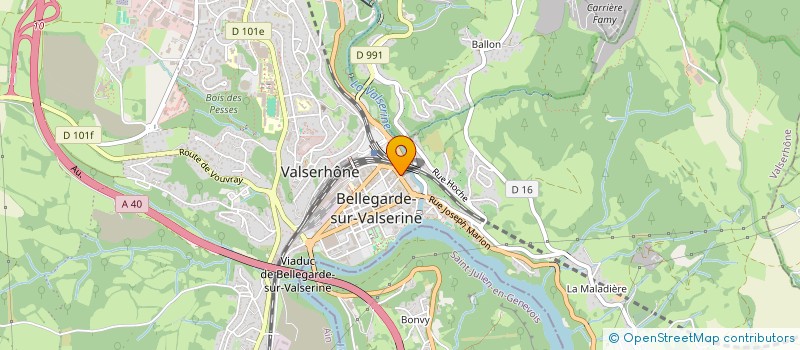 localisation de l'entreprise ACCESS COMMUNICATION à VALSERHONE