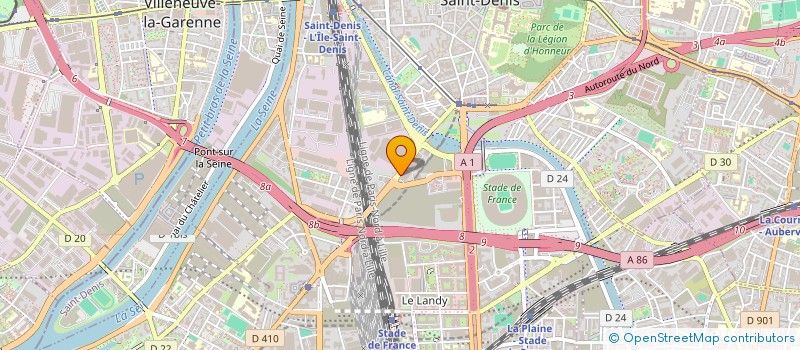 localisation de l'entreprise ACCESS CONSEILS  SAINT-DENIS