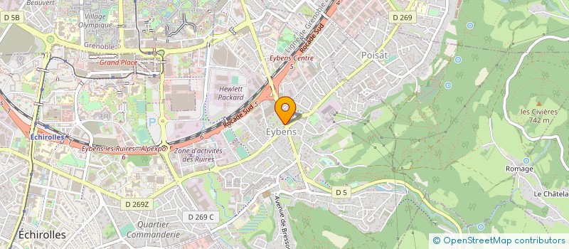 localisation de l'entreprise ACCESS CONSTRUCTION RENOVATION  SAINT-ISMIER