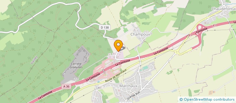 localisation de l'entreprise ACCESS CONTROL à MARCHAUX-CHAUDEFONTAINE