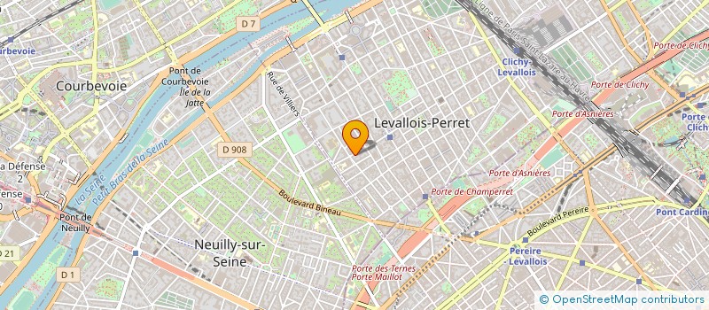 localisation de l'entreprise ACCESS COPY à LEVALLOIS-PERRET