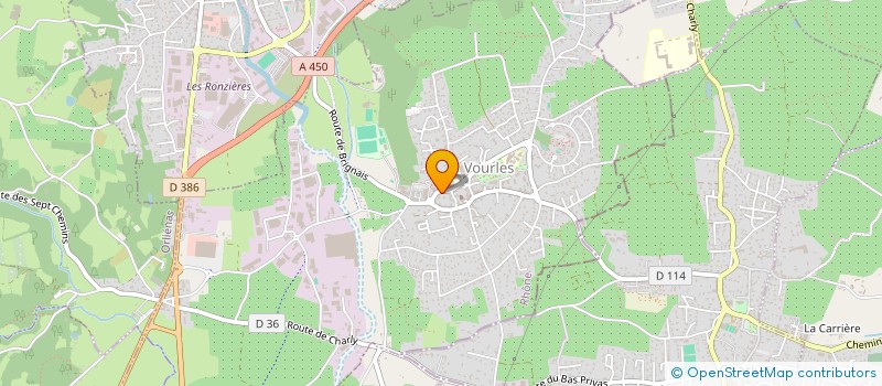 localisation de l'entreprise ACCESS CREED  VOURLES