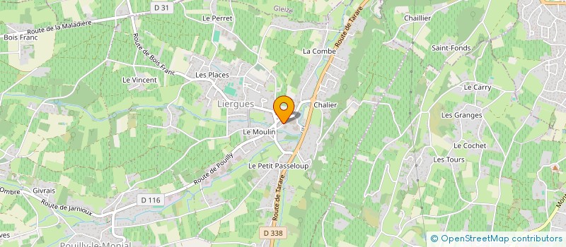 localisation de l'entreprise ACCESS CYCLE  PORTE DES PIERRES DOREES