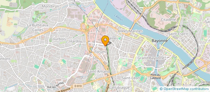 localisation de l'entreprise ACCESS DATA à BAYONNE