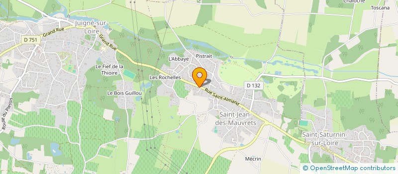 localisation de l'entreprise ACCESS'ECO  LES GARENNES SUR LOIRE