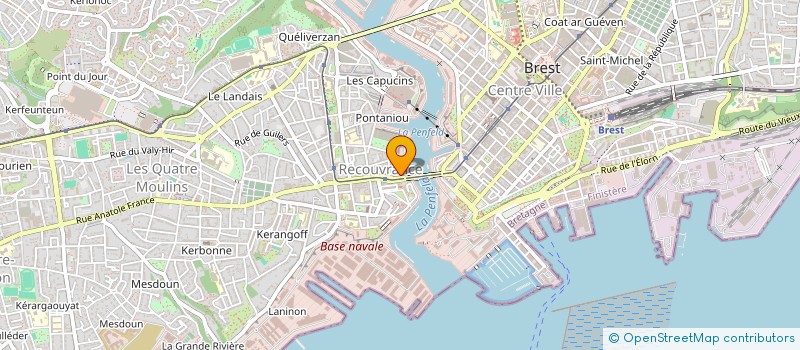 localisation de l'entreprise ACCESS GESTION  BREST