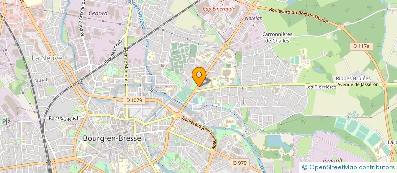 localisation de l'entreprise ACCESS HABITAT à BOURG-EN-BRESSE