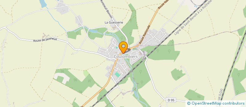 localisation de l'entreprise ACCESS HAUTEUR SYSTEMES AHS à COULOMBIERS