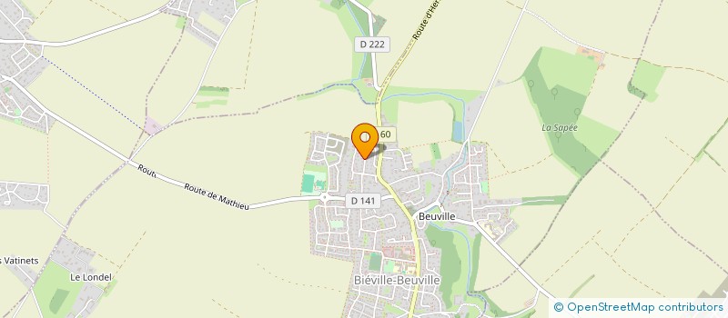 localisation de l'entreprise ACCESS HOME FAMILY  BIEVILLE-BEUVILLE